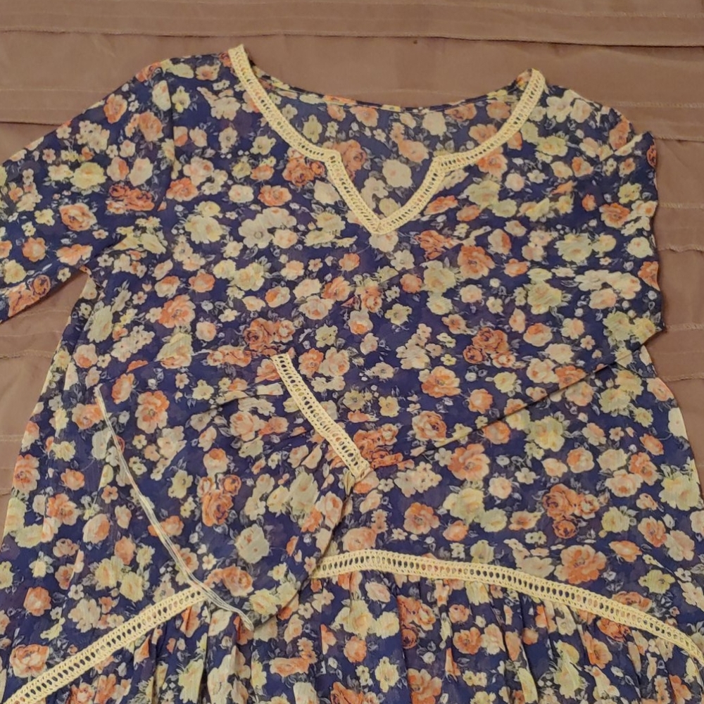 Long sleeve blouse